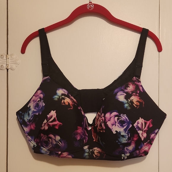 torrid Other - 🔥Torrid Dream Wire Free Boost Rainbow Floral Black Bra